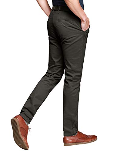 Image of Match Mens Regular-Fit Casual Flat Front Chino Pants