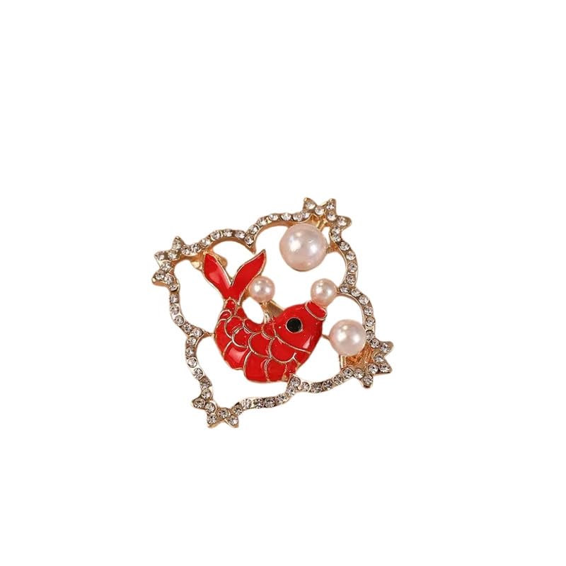carl vinson Women's Pearl Brooch Pin Symbolic Lapel Corsage Clothing Accessory-picture-8