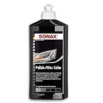 SONAX – SONAX Polish+Wax Color NanoPro Schwarz (500 ml) Mittelstarke