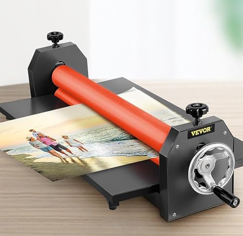 Cold Laminating Machine, 100cm Manual Cold Roll Laminator Machine, Photo Laminating Machine, for Poster Painting Photo Book Cover, for School Office Commercial Use