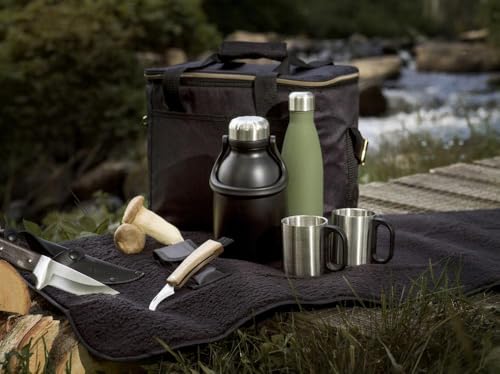 Foto von Sagaform 5017685 Pilzmesser im Segeltuchfutteral, Braun