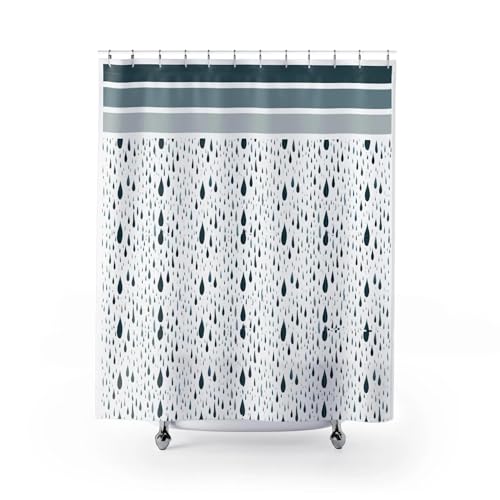 Rideau de douche 180 x 240 cm de qualité supérieure lavable et moderne - 2