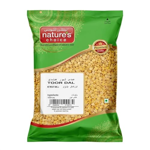 Natures Choice Lentils Toor Dal - 500 Gm (Yellow)
