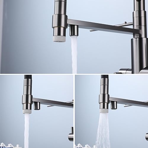 Robinet de cuisine 3 voies pour osmoseur avec mitigeur flexible à 2 modes