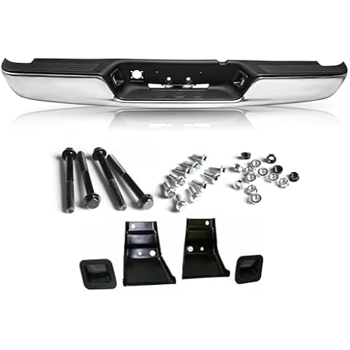 SOCKIR Direct-Fit Rear Bumper for 02-08 Dodge Ram 1500 03-09 Ram 2500 3500