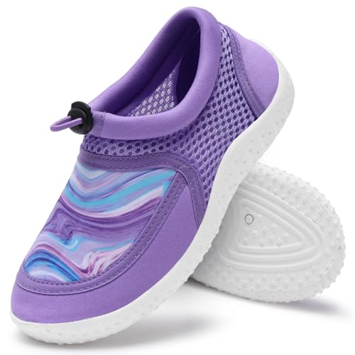 Image of WateLves Kids Water Shoes for Boys and Girls Quick Dry Barefoot Aqua Socks Beach Swim Pool Shoes Toddler Little Kid to Big Kid