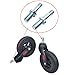 DeaHea 2 Pack Wheelchair Wheels Fork Bolt Screw Replacement Double-Headed Threaded M12 Front Fork Drive Bolts Connector for Transport Wheelchair Wheel Fork Caster Drives Assembly Bearings