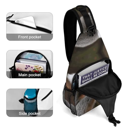 Mochila bandolera deportiva casual para trekking miniatura 4
