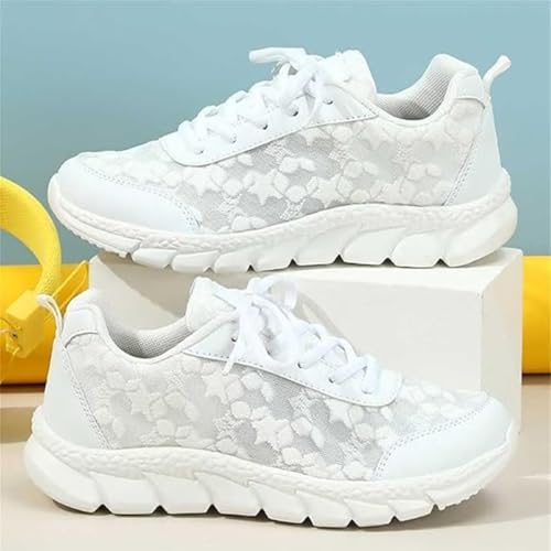 Women's Luxurious Orthopedic Sneakers, Non-Slip Comfortable Orthopedic Sneakers for Women,Hollow Breathable Mesh Shoes3