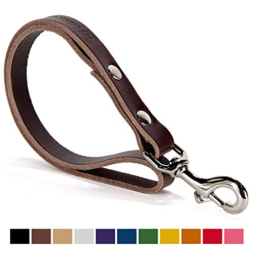 leather traffic leash