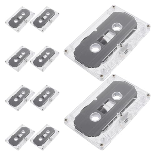 Cintas de casete de 30 minutos pack de 10 unidades de plástico para grabadora