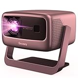 [2500 ANSI/ Official-NetfIix/360°Stand] Outdoor Projector with WiFi and Bluetooth, Auto Focus, Auto Keystone 4K Projector Native 1080P Support 50W DoIby Audio Smart Proyector