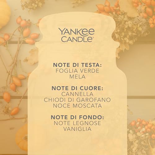 Yankee Candle Scented Candle | Candela in giara grande della Ghirlanda Autunnale | Candele a lunga combustione: fino a 150 ore | Regali perfetti per le donne - Immagine 2