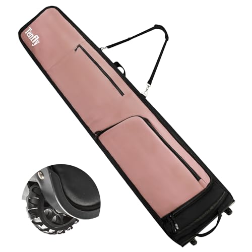 TENFLY Wheeled Ski Bag for Air Travel, 900D Waterproof