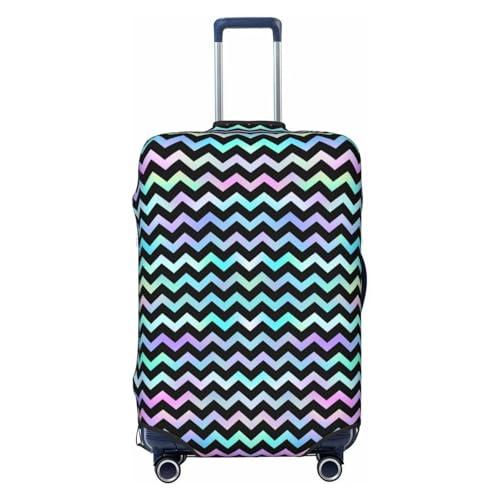Luggage Cover - Wavy Stripe Print Travel Suitcase Covers For Luggage, High Elasticity Suit Case Cover Protector Fits 18-32 Inch