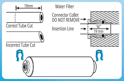 Aqualogis Kühlschrank Wasserfilter für Samsung DA29-10105J HAFEX/EXP WSF-100 Aqua-Pure Plus