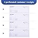 6 Pack Receipt Books,7-5/8