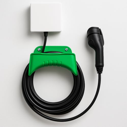 EV Elektroauto Ladekabel Halter Aufhänger Wandmontage Aufbewahrungsschlauch Rohr Rolle Wandhalterung Outdoor Auto Ladekabel Ordnung