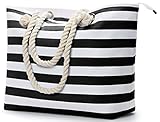 IDEALE STRANDTASCHE FÜR FEIERTAG - KALIDI charakteristische Badetasche hat zwei lange und weiche Seilgriffe, die bis über Ihre Schultern komfort reichen. Diese Strandtasche ist perfekt für den Strand, Yoga, Wandern, am Pool, beim Reisen Einkaufen, in der Sporthalle oder auch auf Ihren Wochenendtrips.