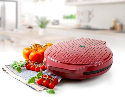 Bild 3 - DOMO DO9177PZ Pizzaofen \'My Express\' - Pizzapfanne rot - Pizza fertig in nur 12 Minuten - Multifunktionales Gerät