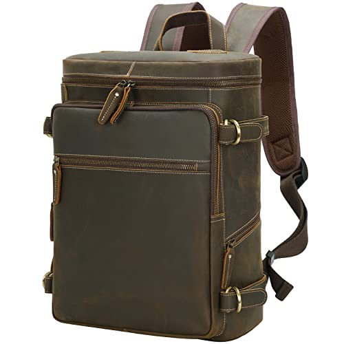 electronics best leather laptop backpack