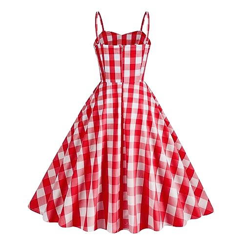 Robe trapèze rétro 1950 confortable pour affiner la silhouette