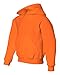 Jerzees Youth NuBlend Hooded Pullover Sweatshirt (Safety Orange) (Small)
