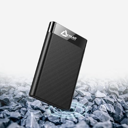 Image of Ultra Slim 300GB Portable External Hard Drive USB 3.0 - Compatible with PC, Laptop, Desktop, PS4, Xbox One - High-Speed Data Transfer - 2-Year Warranty