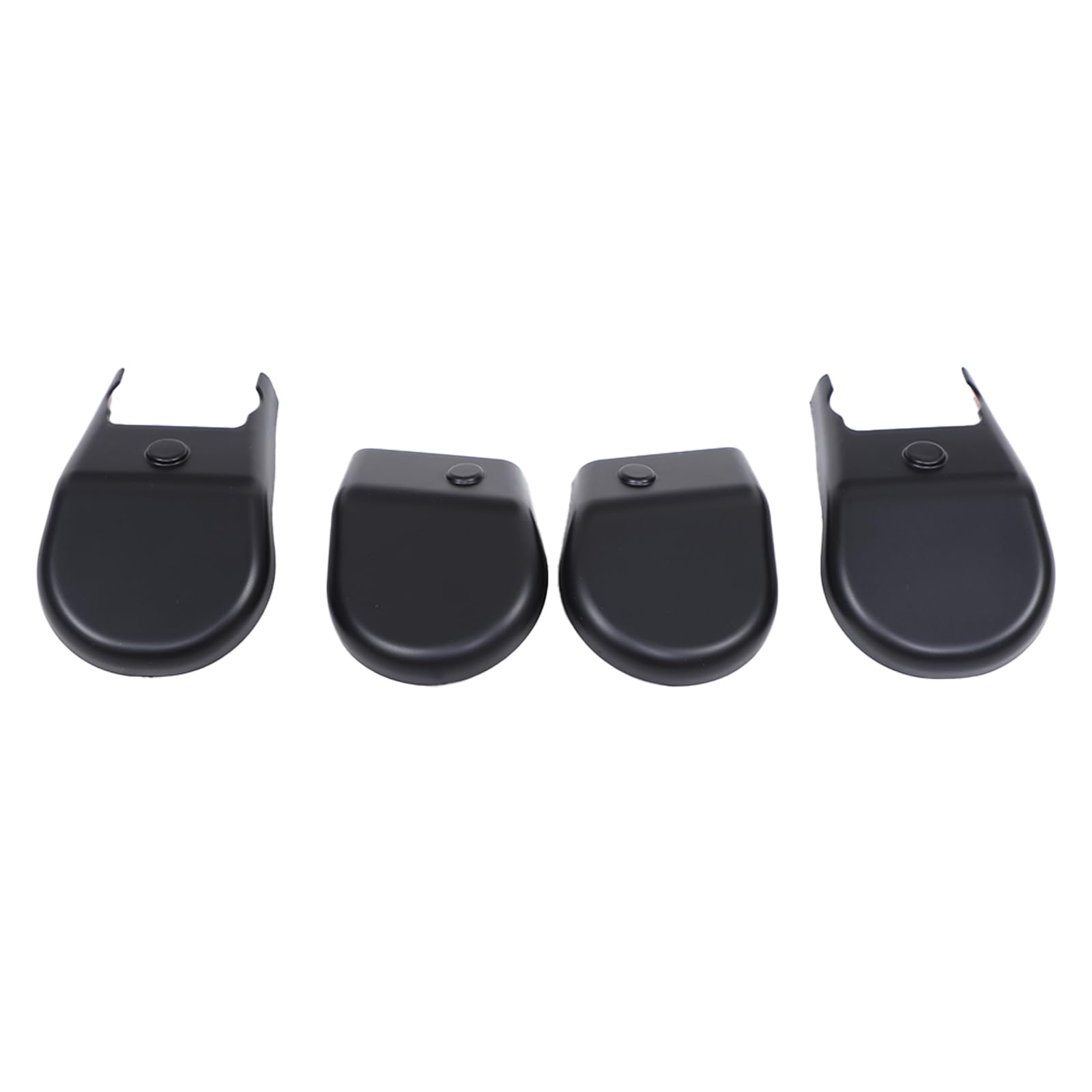 Compatible with Toyota Hilux 2015 2016 2017 2018 2019 2020 2021 2022 4PCS Black Anti-dust Seat Bracket Fixing Bolts Cover Trims Accessories (Matte Black)