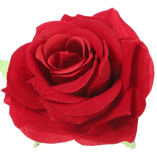 4 Piezas Pinzas de Pelo con Flores Rojas miniatura 7