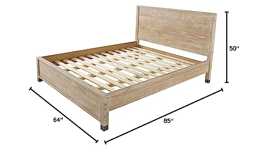 Camaflexi Baja Platform Bed, Queen Size, Brown #TOP1