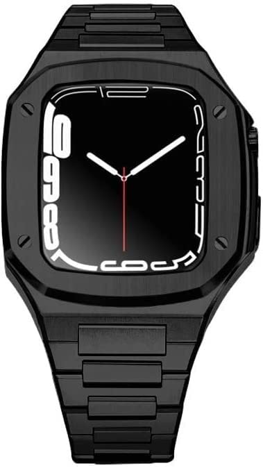 Boîtier de montre protégeant l'Apple Watch des chocs | Kit de remplacement acier