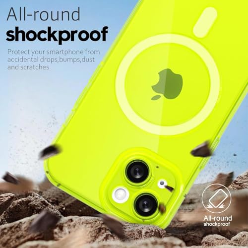 Coque silicone iPhone 14 Plus compatible MagSafe transparente et antichoc - 6