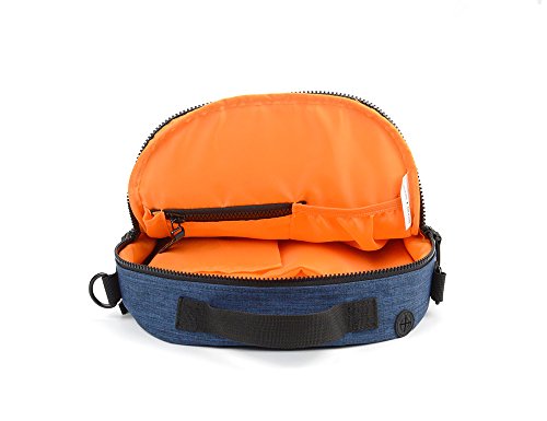 Bolso de vuelo MOS Nest azul grande miniatura 7