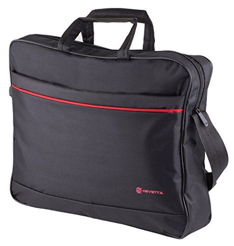 Preisvergleich Produktbild nevetta Laptop und Tablet Messenger Nylon Tasche 15,6 (schwarz)