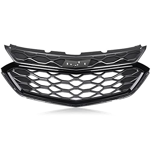 PIT66 Front Bumper Grille Grill Fit Chevy Equinox 2018-2020 New Mesh Sport
