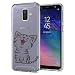 Produktbild Conie® Handyhülle Rück Schale für Samsung Galaxy A6 2018, Ultra Slim TPU Hülle aus Silikon mit Bilder Motiv, Kanten Display Kamera Schutz, Motiv Katze Design
