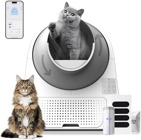 Arenero Autolimpiante CATLINK Pro-X con App y Contenedor de Resid...