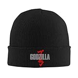 Kakiinr Godzilla Logo Gestrickte Beanie-Mütze für Damen und Herren