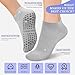 yeuG Grip Socks for Women Non Slip Pilates Socks for Pilates, Ballet, Barre, Barefoot, Hospital Anti Skid Ankle Yoga Socks
