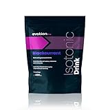 EVOTION PRO Bebida Isotónica en Polvo 600 g | Electrolitos, Carbohidratos y Vitaminas | Sales Minerales para Deporte | Recuperador Muscular | Vegano y Sin Gluten | Sabor Grosella Negra