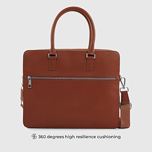 Image of OLIVES & GOLD 14 inch ROYE Laptop Bag For Men and Women | Detachable and Adjustable Shoulder Strap | Travel Friendly | Lightweight