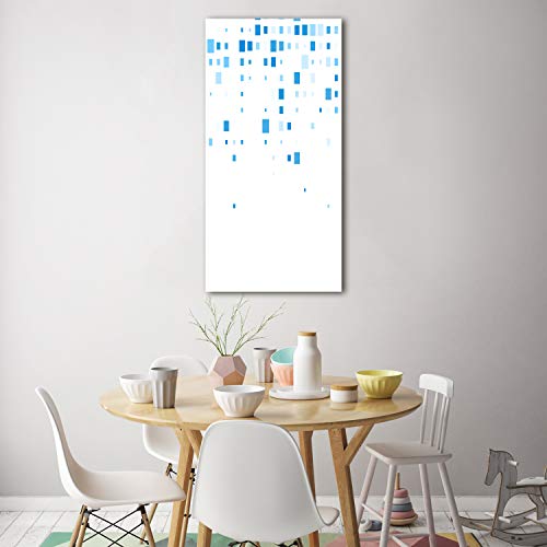 Tableaux pour la mur en verre acrylique bleu 70x140 Tulup - 4