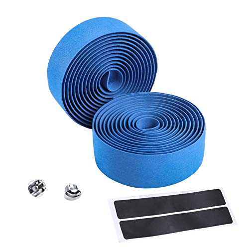 Honestptner Bike Handlebar Tape, Road Bike Handlebar Tape, 2PCS Per Set, Using The Cycling Handlebar Tape to Wrap The Bicycle Handlebar can Make Your Riding More Comfortable