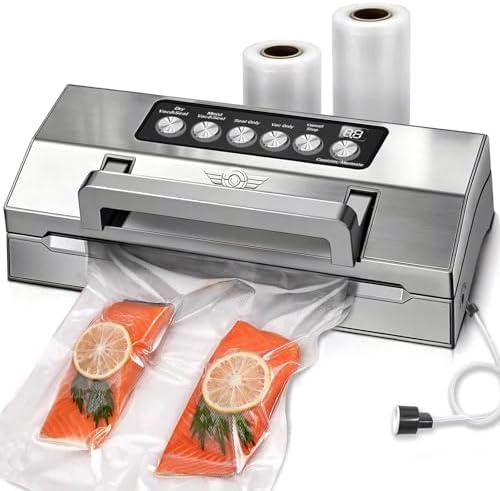 Precision Food Vacuum Sealer Machine, POWOT Fully Automatic Vacuu...
