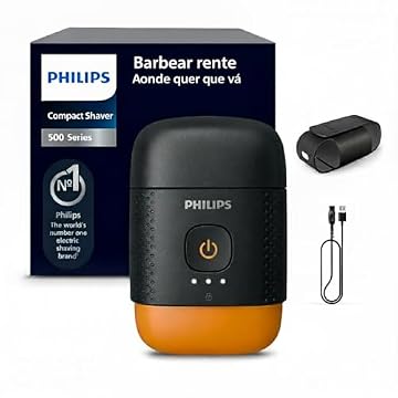 Philips Barbeador Elétrico Compacto SteelPrecision