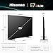 Hisense 85E7Q Fehrnseher, 85 Zoll, 4K UHD QLED, Smart TV, Game Mode Plus, Filmaker Mode, Dolby Vision Atmos, HDR10, HLG, HDR Immersive, AI 4K Upscaler, DTS:X, Sprachsteuerung [2025]