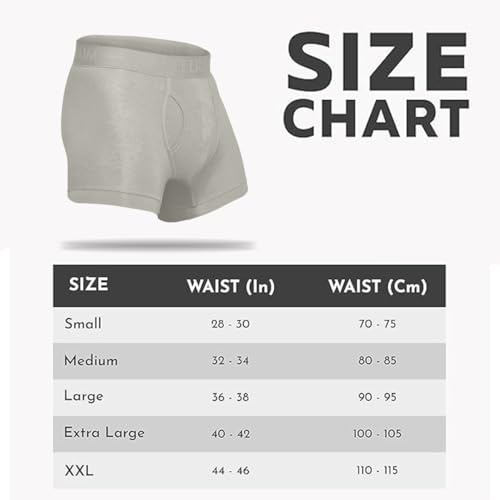 Image of HEELIUM Bamboo Trunks for Men with Keyhole Fly | 3X Softer Than Cotton for All-Day Freshness | Soft & Durable Waistband | Easy Access Underwear for Ultimate Comfort