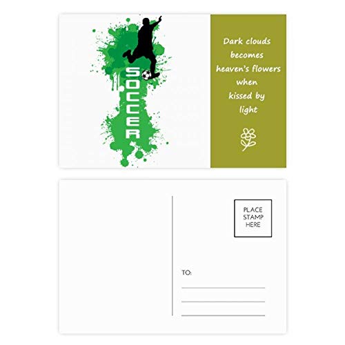 Cartes postales football pour écrire vos messages de merci