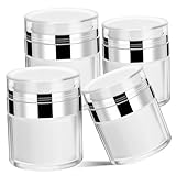 Photo Gallery toyzfriendy 4 pezzi barattoli airless per cosmetici viaggio contenitori ricaricabili in acrilico e vasetti vuoti con pompa pressione per lozioni e compatti e resistenti per viaggi e Photo Gallery toyzfriendy 4 pezzi barattoli airless per cosmetici viaggio contenitori ricaricabili in acrilico e vasetti vuoti con pompa pressione per lozioni e compatti e resistenti per viaggi e